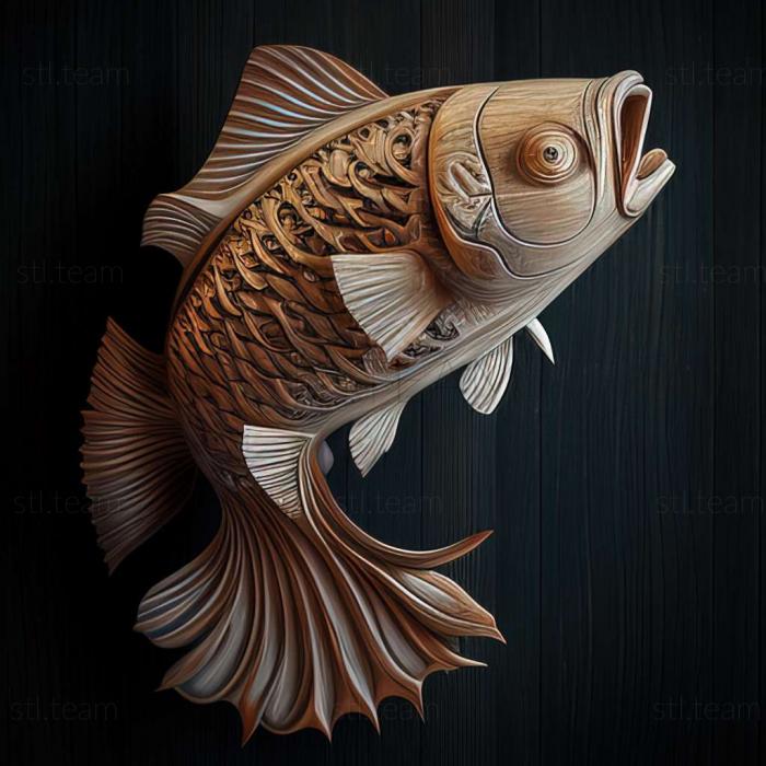 3D модель Риба сабао (STL)